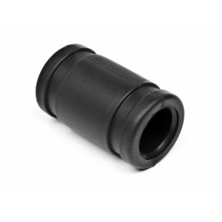 SILICONE EXHAUST COUPLING 15x25x40mm (BLACK)