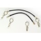 1:10 Body Clips with Rope, black (80mm)