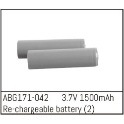 Oplaadbare Li-Ion Batterijen - 3,7V 1500mAh (2 stuks)