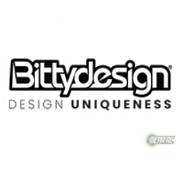 Bittydesign Vision clear 1/8 buggy body Team Associated RC8B3.1 Pre-cut Nitro
