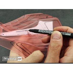 Bittydesign Marker Pen Permanent for RC bodies and most surfaces