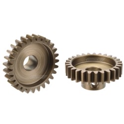 Team Corally - M1.0 Pinion – Short Wide Teeth – Hardened Steel - 27 Teeth - Shaft Dia. 8mm