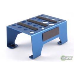 Fastrax Aluminium Pit Stand with Magnetic Strip blauw