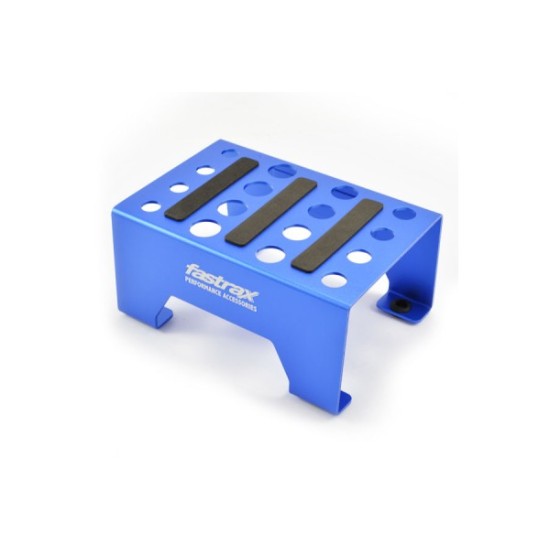 Fastrax Aluminium Pit Stand with Magnetic Strip blauw