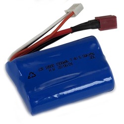 Ftx Tracer Hi-Capacity Li-Ion 7.4V 1500Mah Battery Pack (For Brushed) With Deans Connector
