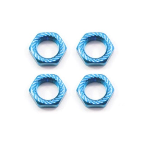 Borgmoer 17 mm (4) grof draad 1.25, gekarteld, blauw
