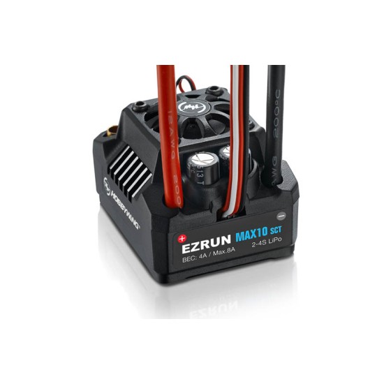 Hobbywing EzRun MAX10 SCT, 120A, 1/10 ESC Waterproof Hobbywing EzRun MAX10 SCT, 120A, 1/10 ESC Waterproof