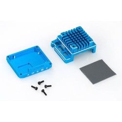 Hobbywing Spare Aluminium Case Set for X120A V3.1 Blau