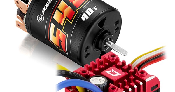 MOTEUR RC HOBBYWING Quicrun Brushed 540 40T - Pour Voitures électriques 1/10 - Neuf, Faites Une Offre !