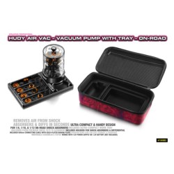 Hudy Air Vac - Vacuum Pump With Tray - On-Road 1/8, 1/10, 1/12