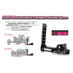 Hudy Adjustable Camber Gauge 80Mm