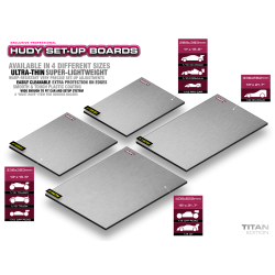 Hudy Flat set-up board for 1/10 TC lichtweight titan