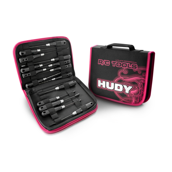 ホビーラジコン HUDY 190006 PT Set of Tools Carrying Bag PT SET OF TOOLS + CARRYING BAG - FOR ALL CARS
