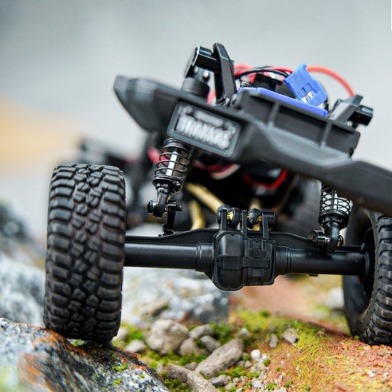 INJORA +4mm Planetenachsen Für TRX4M - Upgrade Mit Messing-Lenkhebeln Für Bessere Geländetauglichkeit