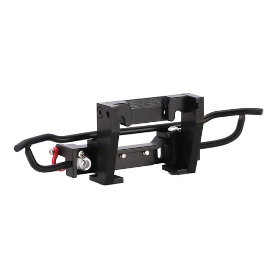 Pare choc avant métal Noir Rhino avec leds IPF pour TRX-4 Bronco '79 XLT Chand RC4WD - - FANATIC RC