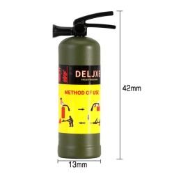 INJORA Mini Plastic Fire Extinguisher with Sticker, Scale Accessories for 1/10 RC Crawler