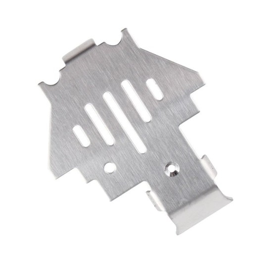 INJORA Stainless Steel Chassis Armor Axle Protector Skid Plate for Traxxas TRX-4