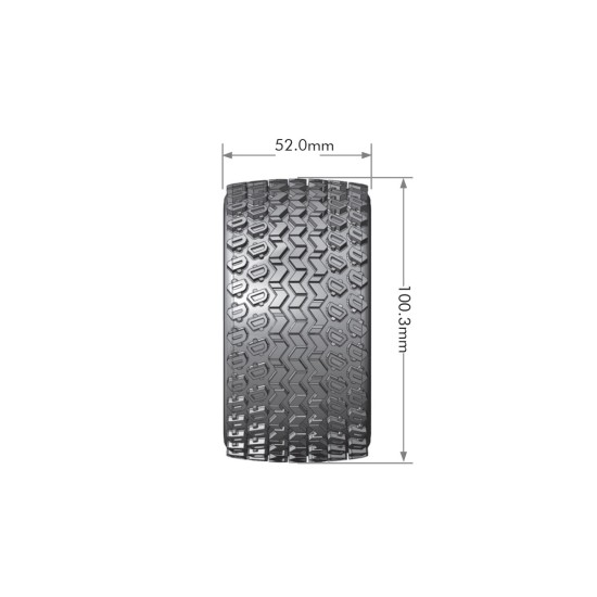Louise RC ST-HUMMER 1-10 Stadium Truck Bandenset Gemonteerd Sport Velgen 2.8 Zwart 1/2-Offset Zeskant 12mm Louise RC ST-HUMMER 1-10 Stadium Truck Bandenset Gemonteerd Sport Velgen 2.8 Zwart 1/2-Offset Zeskant 12mm
