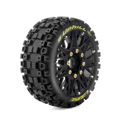 Banden en Wielen B-UPHILL 1/8 Buggy Soft MFT (Verwijderbare 17mm Hex 0 en 1/2 Offset) (2 stuks)