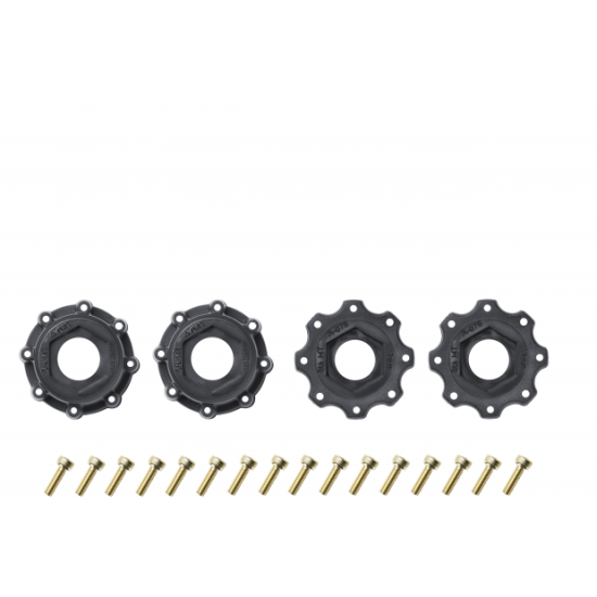 Banden en Wielen B-ULLDOZE 1/8 Buggy Soft MFT (Verwijderbare 17mm Hex 0 en 1/2 Offset) (2 stuks)