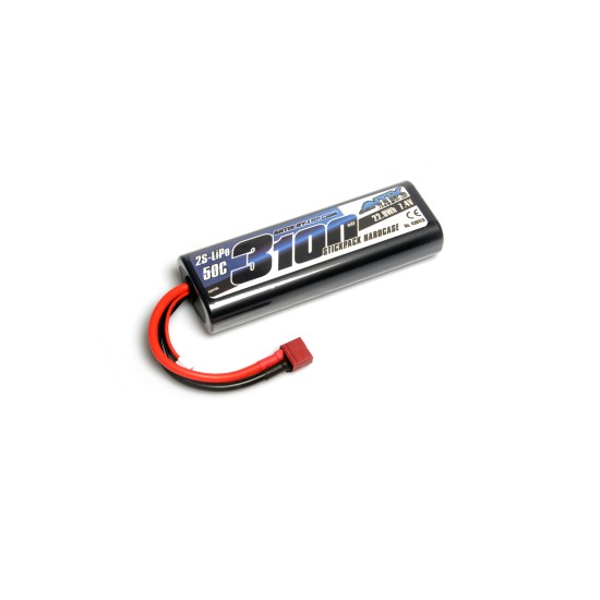 ANTIX by LRP 3100 - 7.4V - 50C LiPo Car Stickpack Hardcase - T-Plug