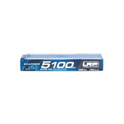 Hv ultra lcg stock spec graphene-4.1 5100mah hardcase 7.6v lipo 135c/65c.