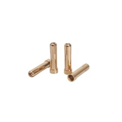 LRP 5mm to 4mm Gold Works Team adapter plug (4 pcs.)