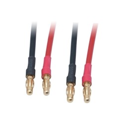 LRP universal charging lead - 2x4mm gold plated connectors