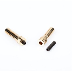 5mm verstelbare gouden connectoren - WorksTeam - 18mm lang (2 stuks)