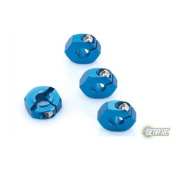 Aluminium Wheel-Adapter blue (4pcs) - S10