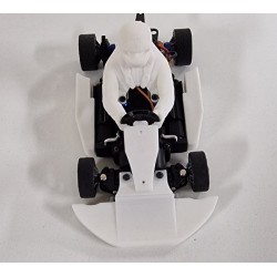 BBR Go-Kart Kit voor Mini-z MR-03 (wit) (PN chassis)
