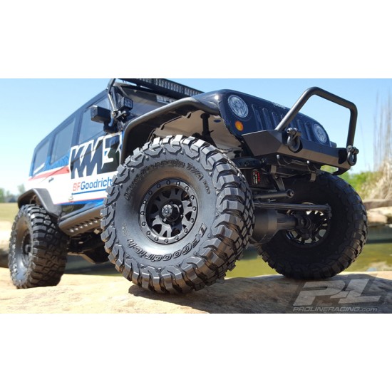 BFGoodrich Mud-Terrain T/A KM3 1.9 G8 Rock Terrain Truck Tires (2) for Fr or Rear 1.9 Crawler