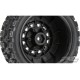 Badlands MX SC 2.2"/3.0" M2 (Medium) All Terrain Tires Mounted on Raid Black