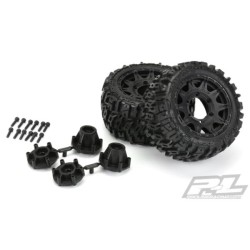 Trencher LP 2.8 All Terrain Tires Mounted on Raid Black 6x30 Removable Hex Wheel