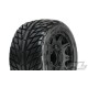 Street Fighter LP 2.8 Street Tires Mounted on Raid Black 6x30 Removable Hex Wheels (2) for Rustler 2wd & 4wd Front and Rear Street Fighter LP 2.8 Street Tires Mounted on Raid Black 6x30 Removable Hex Wheels (2) for Rustler 2wd & 4wd Front and Rear