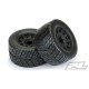 Street Fighter HP 3.8" Street BELTED Tires Mounted on Raid Black 8x32 Removable Hex Wheels (2) for 17mm MT Front or Rear