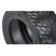 Street Fighter HP 3.8" Street BELTED Tires Mounted on Raid Black 8x32 Removable Hex Wheels (2) for 17mm MT Front or Rear