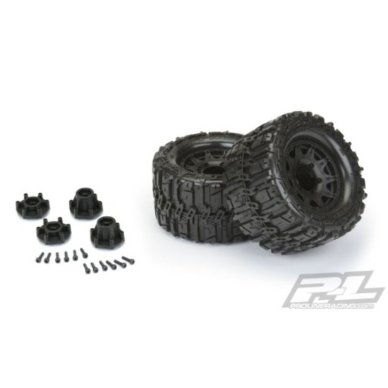 Trencher HP 2.8" All Terrain BELTED Truck Tires Mounted