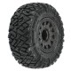 Proline Icon SC 2.2/3.0 M2 (Medium) All Terrain Tires Mounted on Raid Black 6x30 Removable 12mm Hex Wheels (2) for Slash 2wd & Slash 4x4 Front or Rear