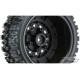 Trencher X SC 2.2"/3.0" All Terrain Tires Mounted for Slash 2wd & Slash 4x4 Front or Rear, Mounted on Raid Black 6x30 Removable Hex Wheels