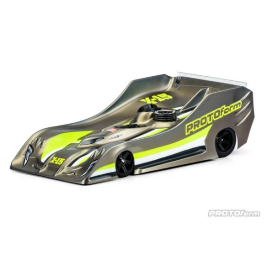 X15 Light Weight Clear Body for 1:8 On-Road