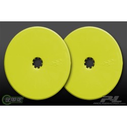 Velocity 2.2 Wide Front Yellow Wheels (2) for B4 & B4.1