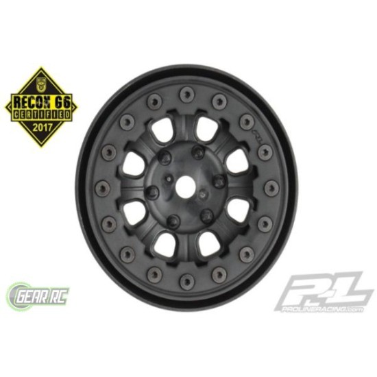 Denali 1.9 Black/Black Bead-Loc 8 Spoke Front or Rear Wheels