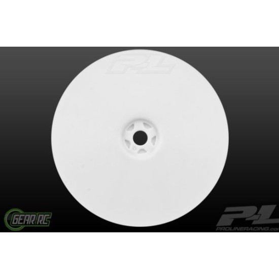 Velocity 2.2 4wd Front White Wheels (2) for Xray XB4