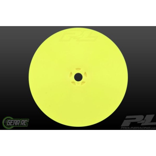 Velocity 2.2 4wd Front Yellow Wheels (2) for AE B64