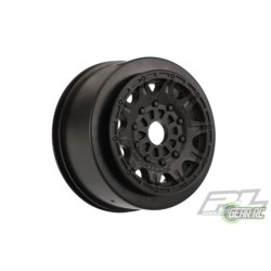 Raid 2.2/3.0 Black Wheels (2) for DB8, Senton 6S and SC with 17mm Hex Conversion
