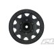 Raid 2.8 Black 6x30 Removable Hex Wheels (2) for Stampede/Rustler 2wd & 4wd Fron