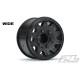 Raid 2.8 Black 6x30 Removable Hex Wheels (2) for Stampede/Rustler 2wd & 4wd Fron