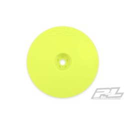 Velocity Narrow 2.2 Hex Carpet Front Yellow Wheels (2) for RB7, B6 and B6D