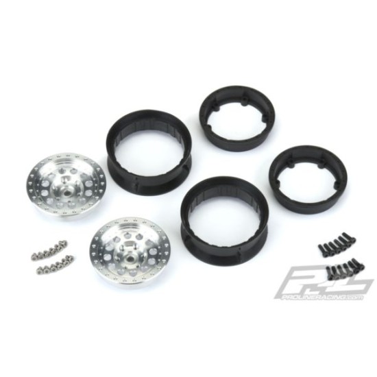 Rock Shooter 1.9 Aluminum Composite Internal Bead-Loc Wheels for Rock Crawlers Front or Rear